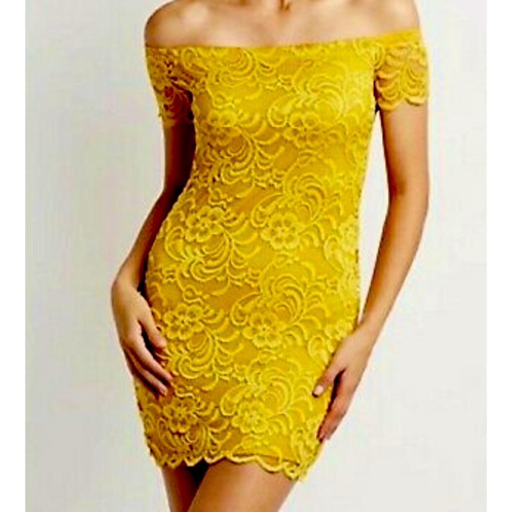 💛Sexy Off the Shoulder Lace Dress